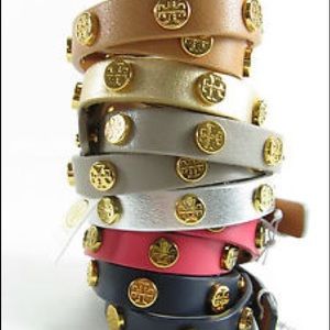 Yellow neon Tory Burch bracelet